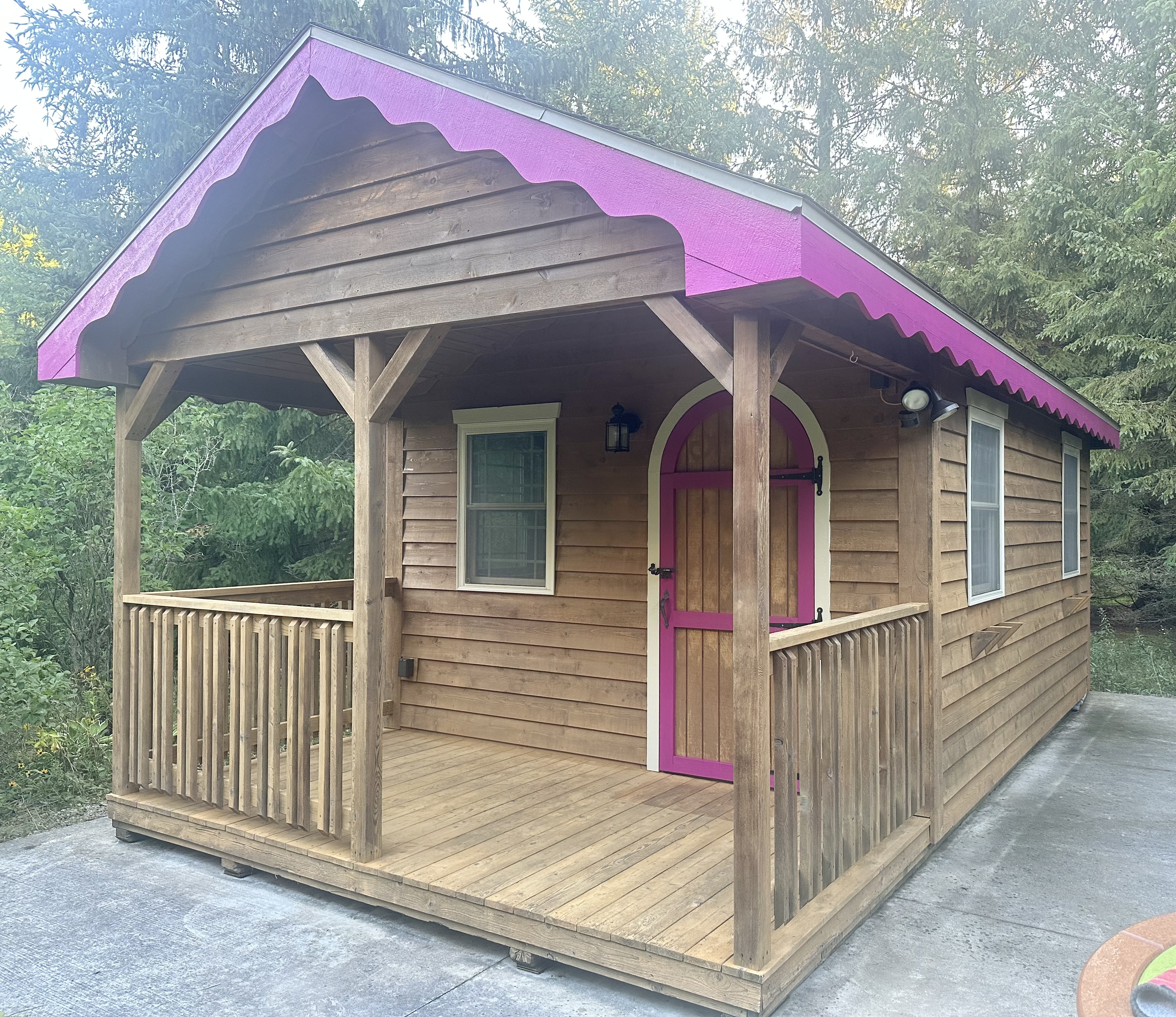 Image of shed painting